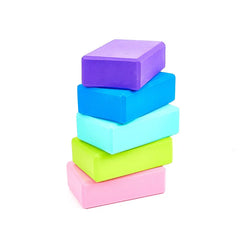 2Pcs EVA Foam Yoga Block 120g Pilates Brick Gym Yoga Column Back Exercise Body Building Fitness Sport Equipment for Home