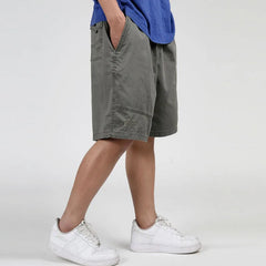 Big Men Shorts Summer Cargo Plus Size Shorts Casual Military Male Homme Cotton Baggy Loose Pocket Shorts Big Size 4XL 5XL 6XL