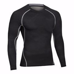 Long Sleeve Sport Shirt Men Quick Dry Men's Running T-shirt Snake Gym Clothing Fitness Top Mens Rashgard Soccer Jersey MA19