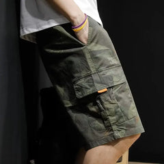 Camo Cargo Men Shorts Sweatpants Korean Fashion Printed Shorts Men's Casual Running Hip Hop Clothes for Men