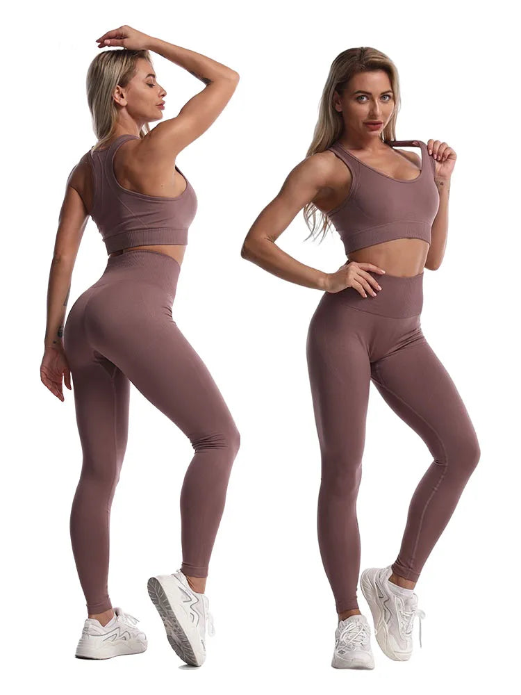 Seamless Yoga Set For Women Workout